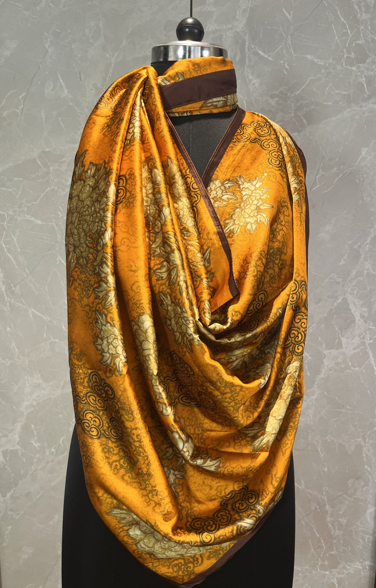 Swirls of Fire | Silk Scarf