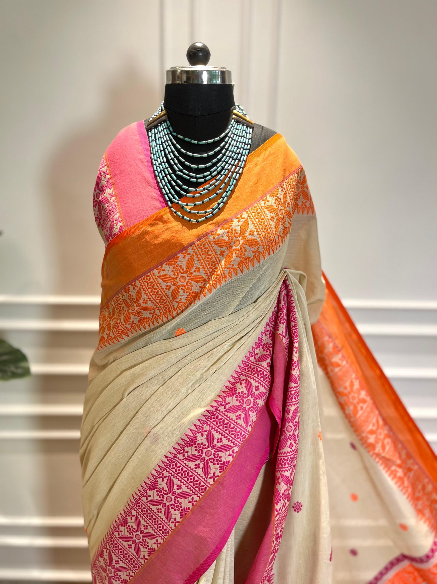 Cotton Saree | Nargis | Beige