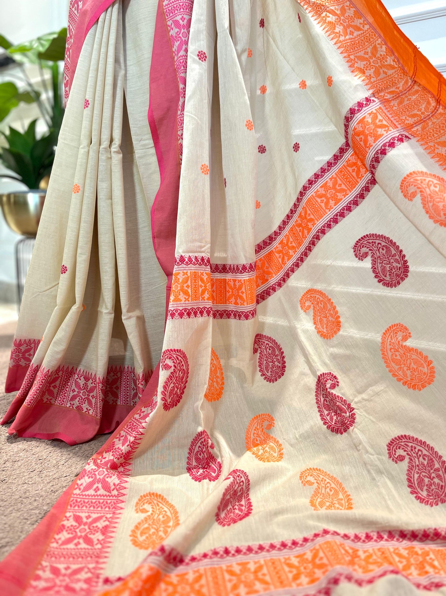 Cotton Saree | Nargis | Beige