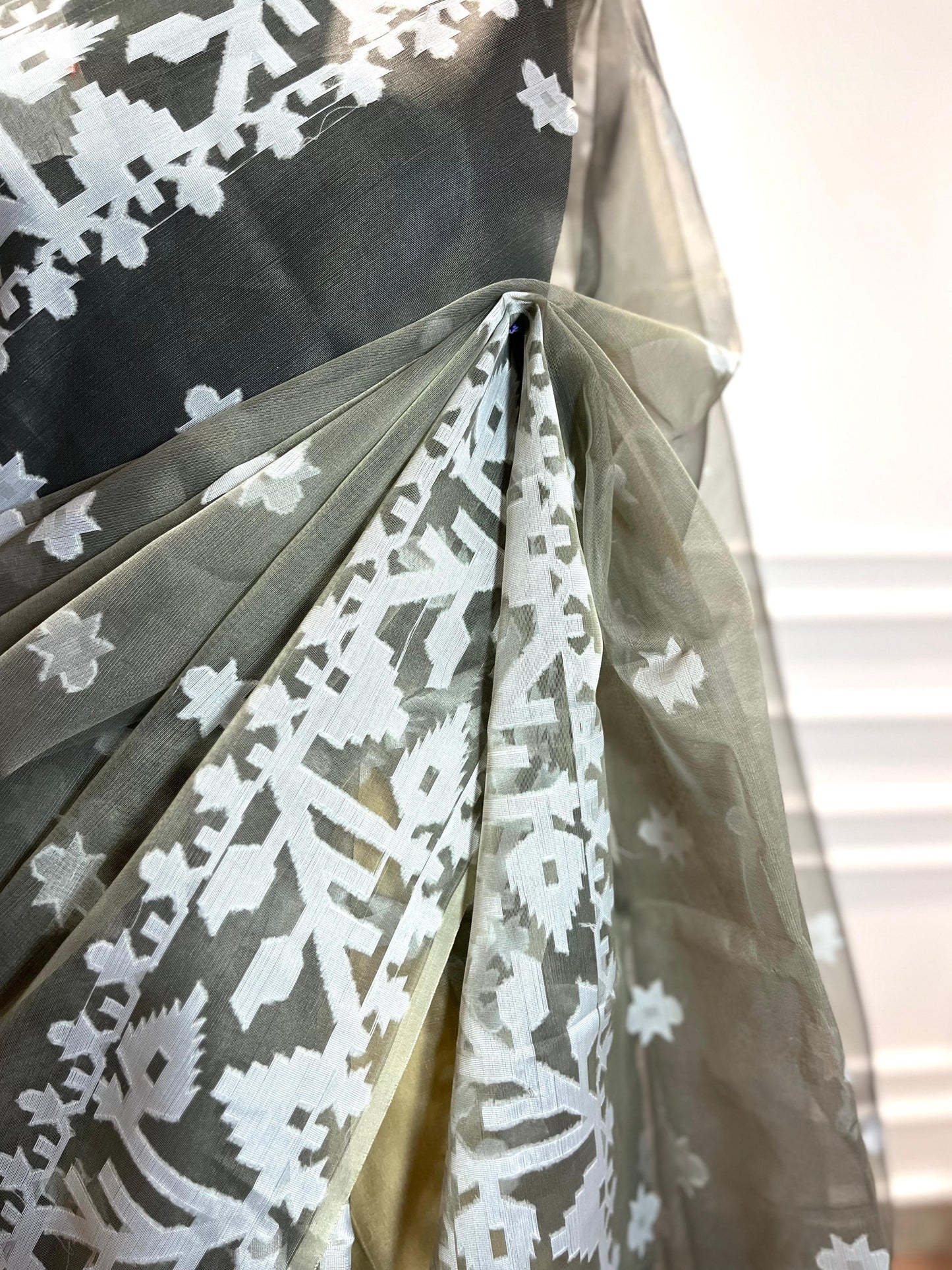 Party Wear Saree | Jahanara | Grey