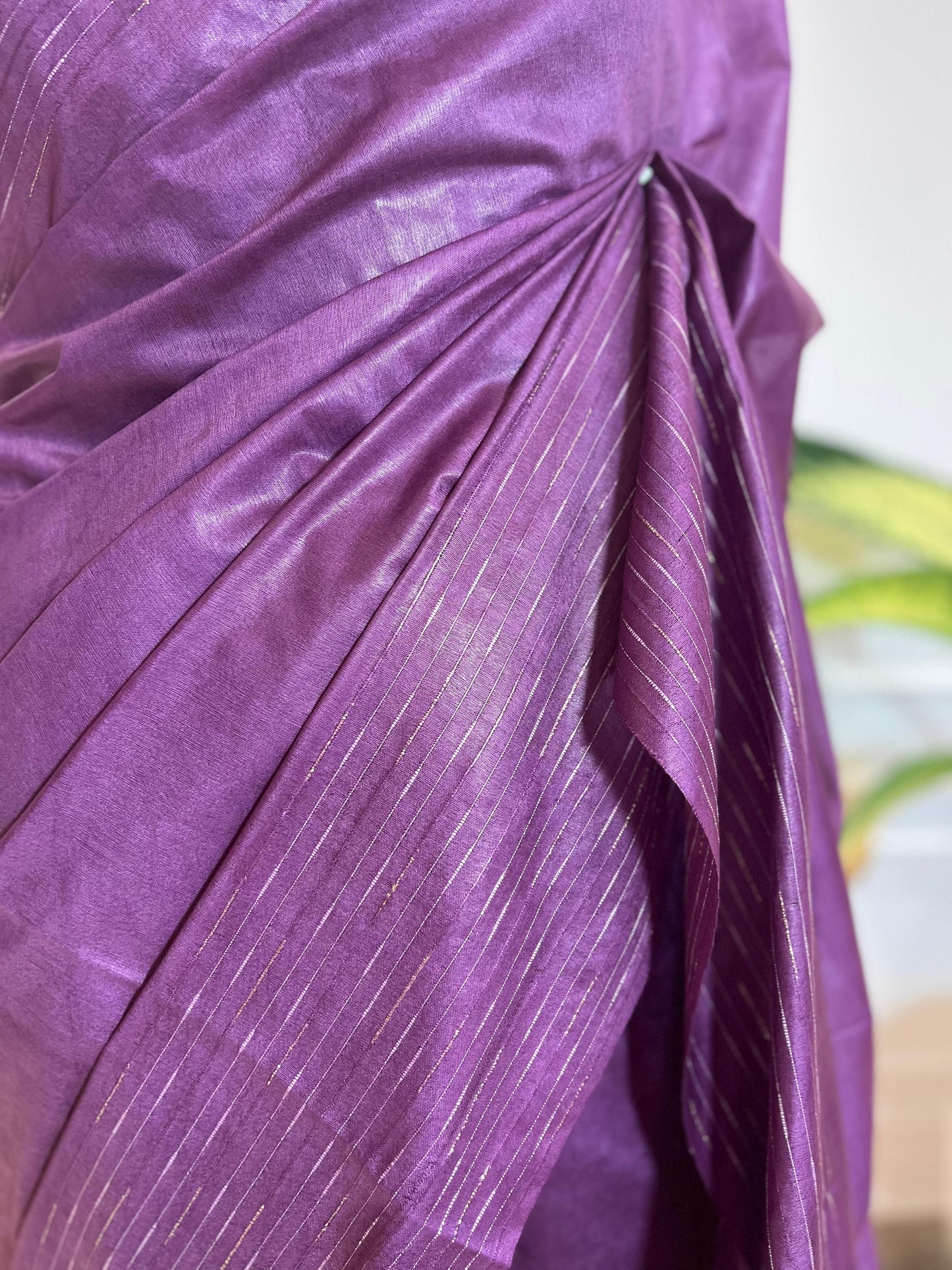 Plum | Rangeen Khwaab | Tussar Silk Saree