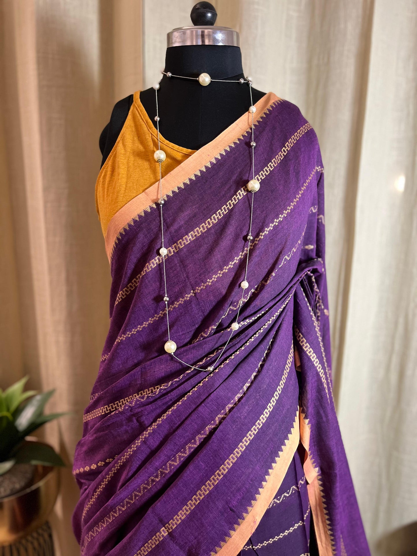 Royal Stripes | Cotton Saree