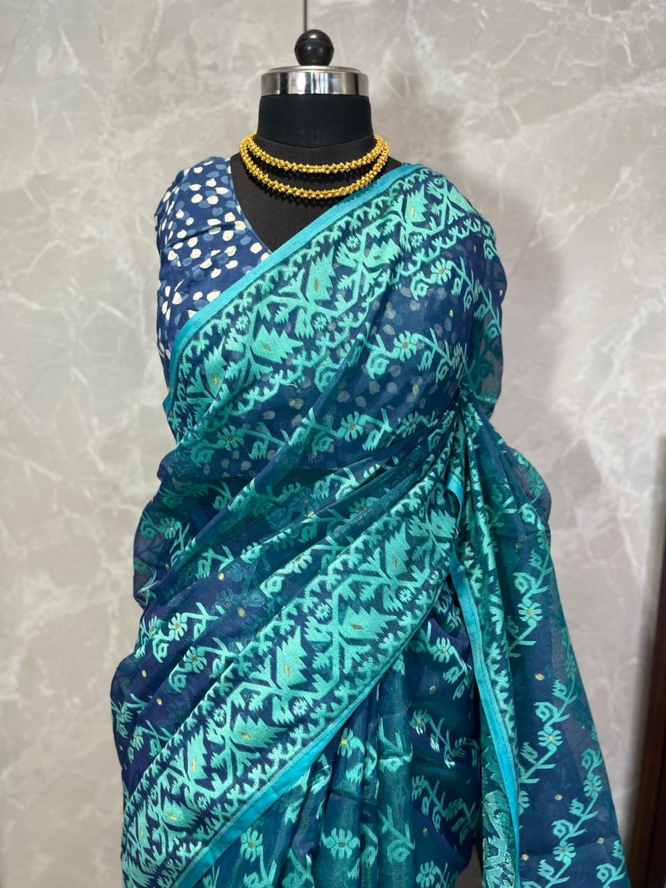 Neelkanthi | Jamdani Saree
