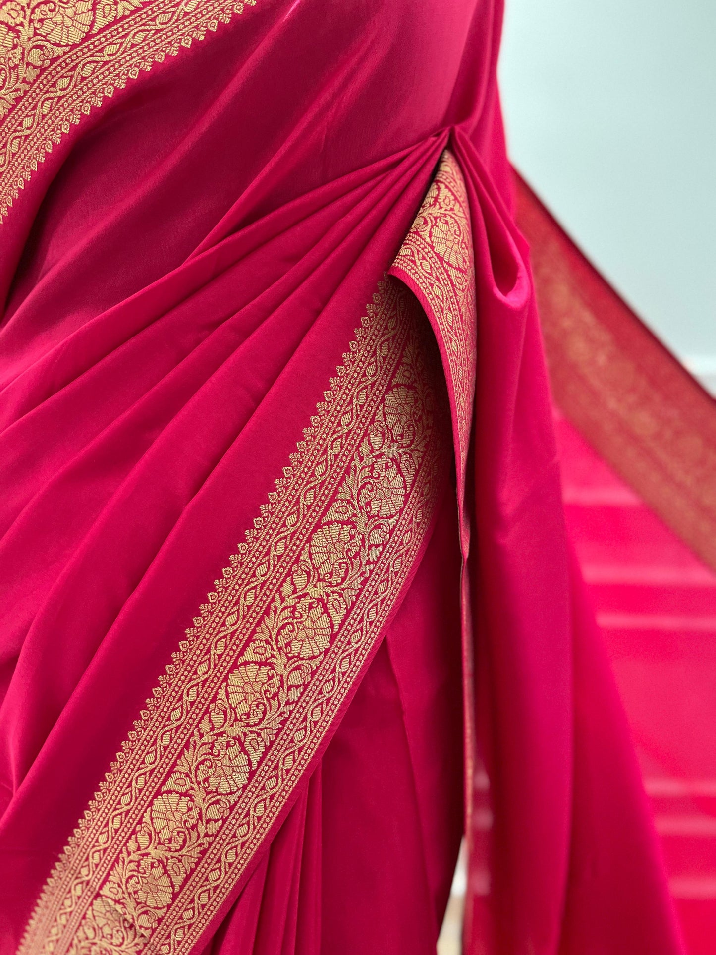 Party wear saree | Pink glow