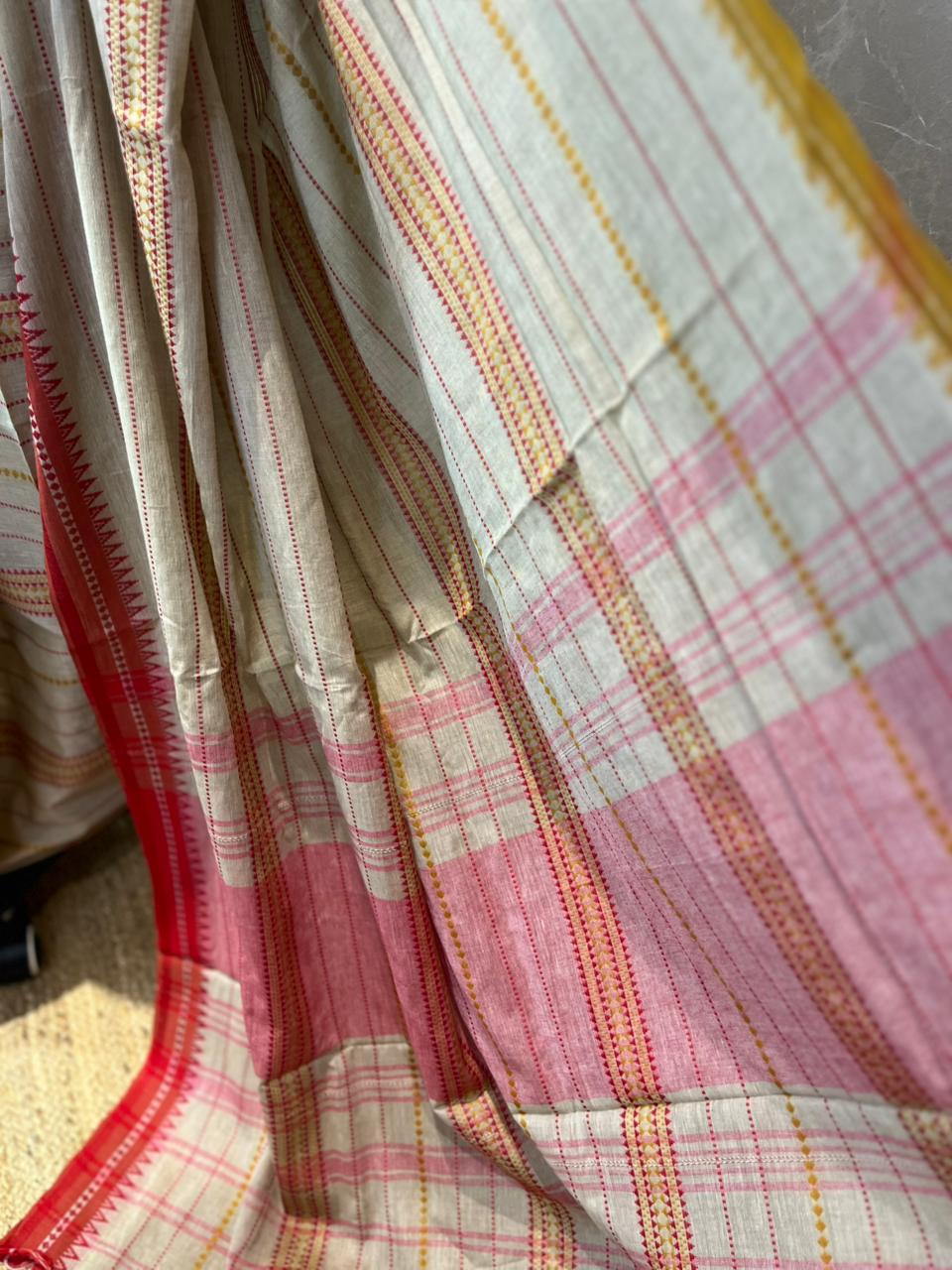 Ganga Jamuna Lines | Handloom Cotton Saree