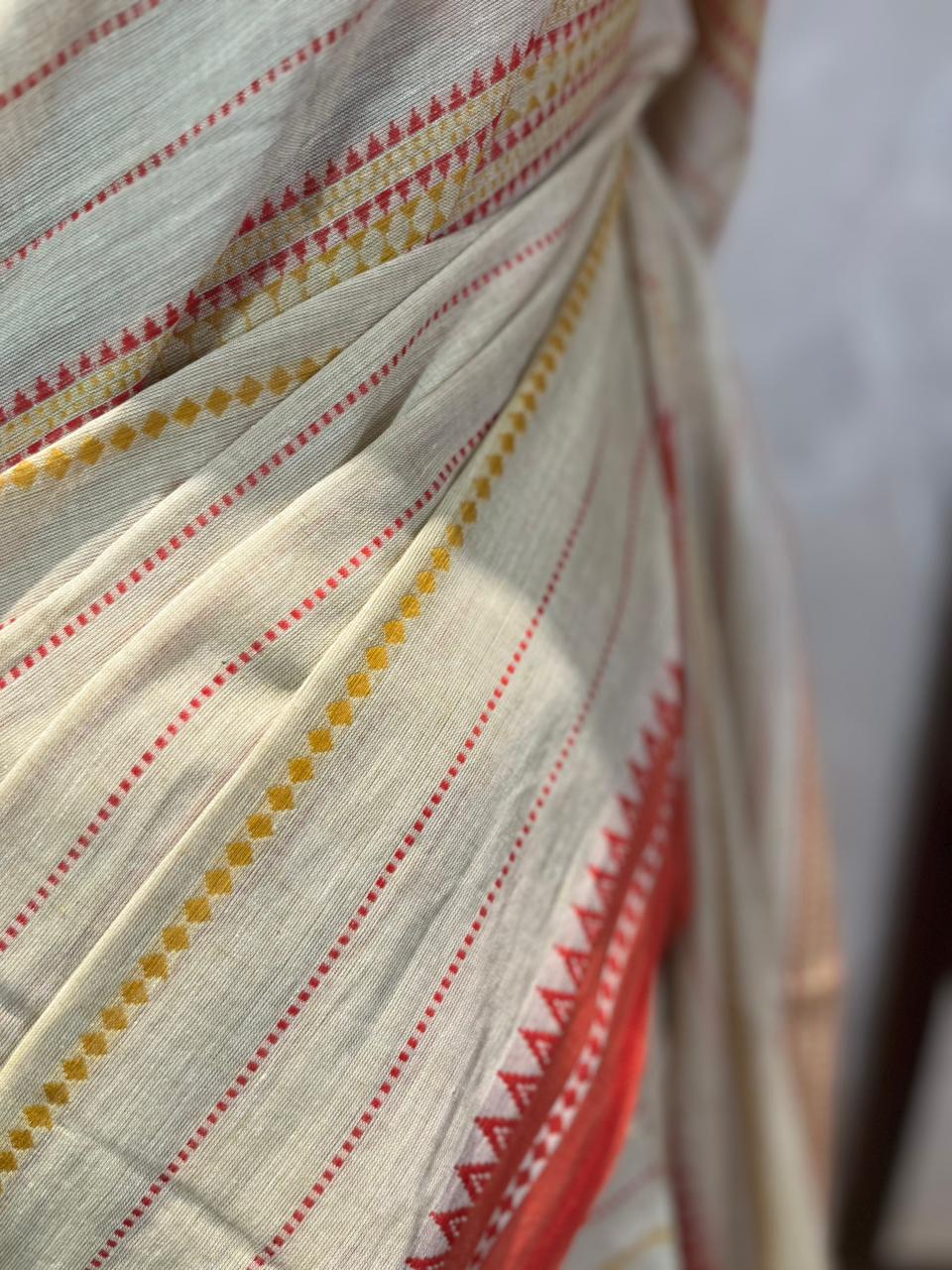 Ganga Jamuna Lines | Handloom Cotton Saree