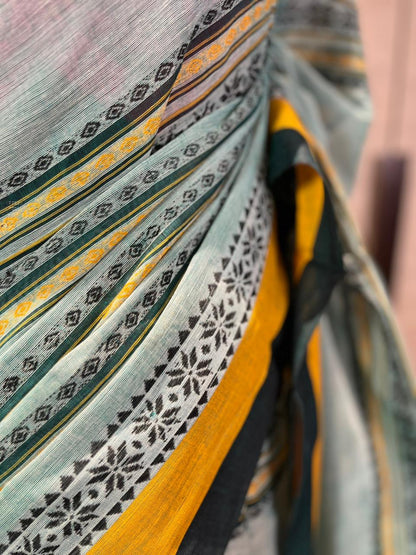 Phoolon ki Dori | Handloom Cotton Saree