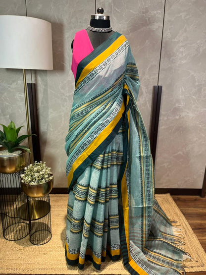 Phoolon ki Dori | Handloom Cotton Saree