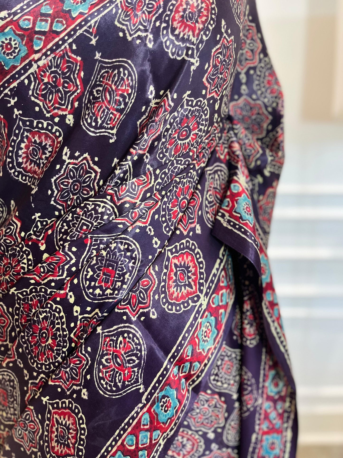 Baingani Barfi | Modal Silk Saree