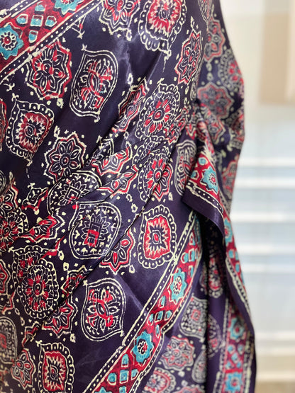 Baingani Barfi | Modal Silk Saree
