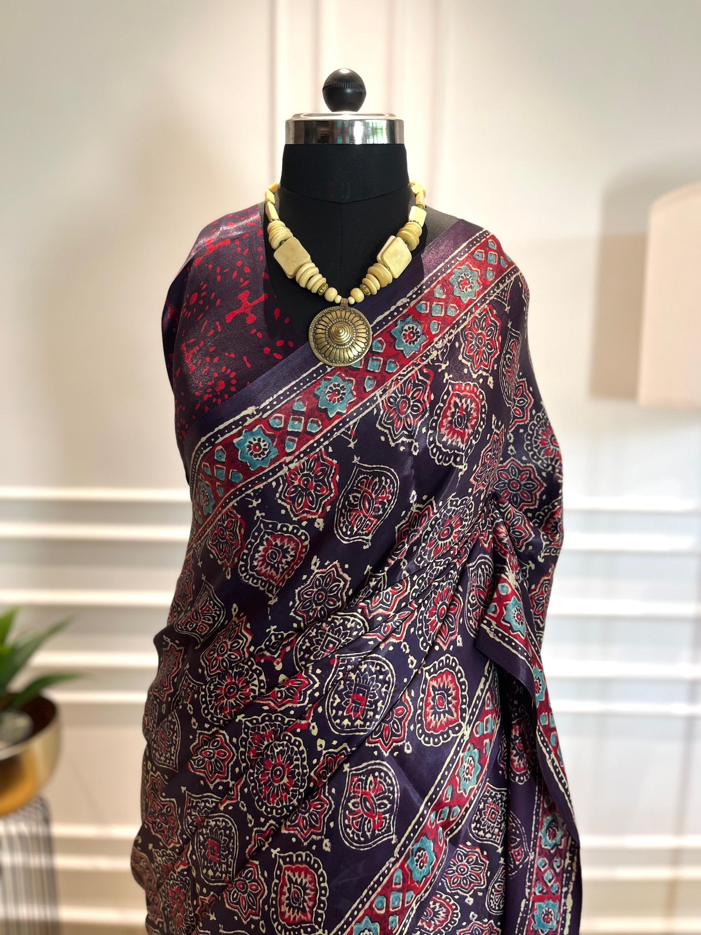 Baingani Barfi | Modal Silk Saree