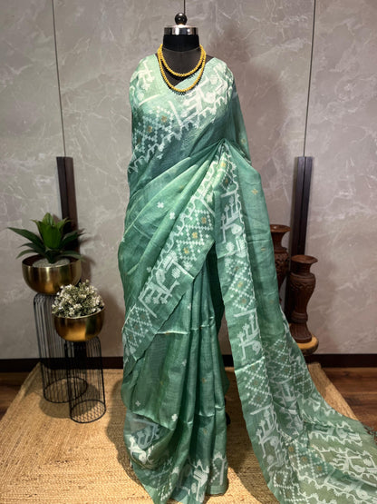 Evergold | Tussar Silk Saree
