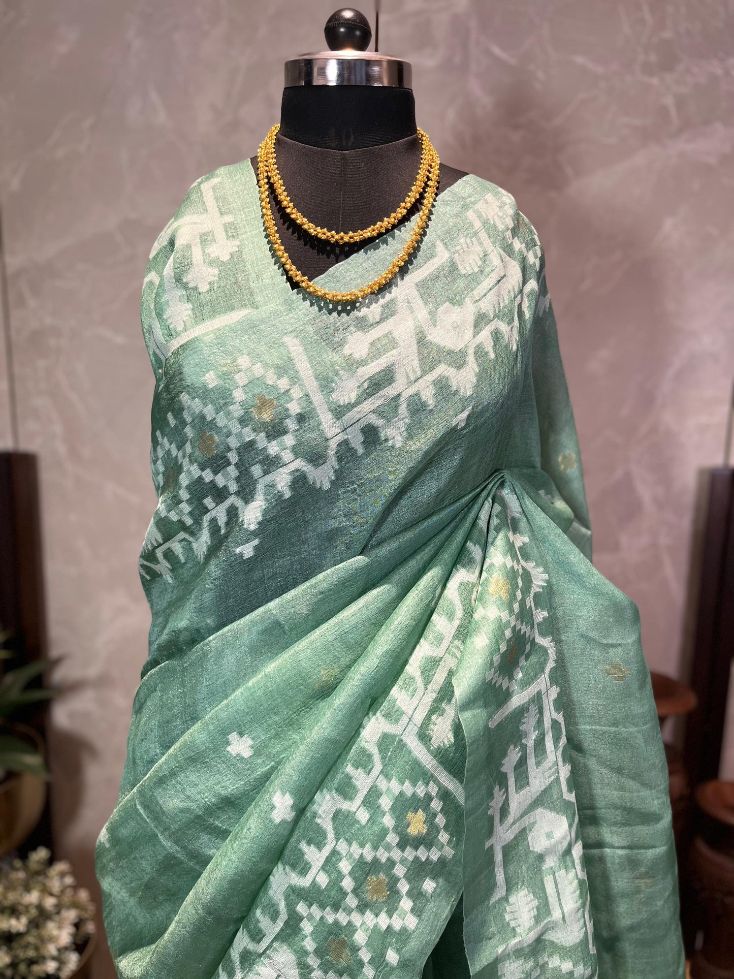 Evergold | Tussar Silk Saree
