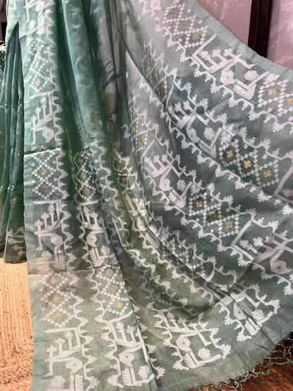 Evergold | Tussar Silk Saree