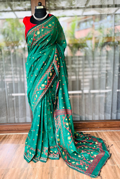 Cotton Saree | Green Roots