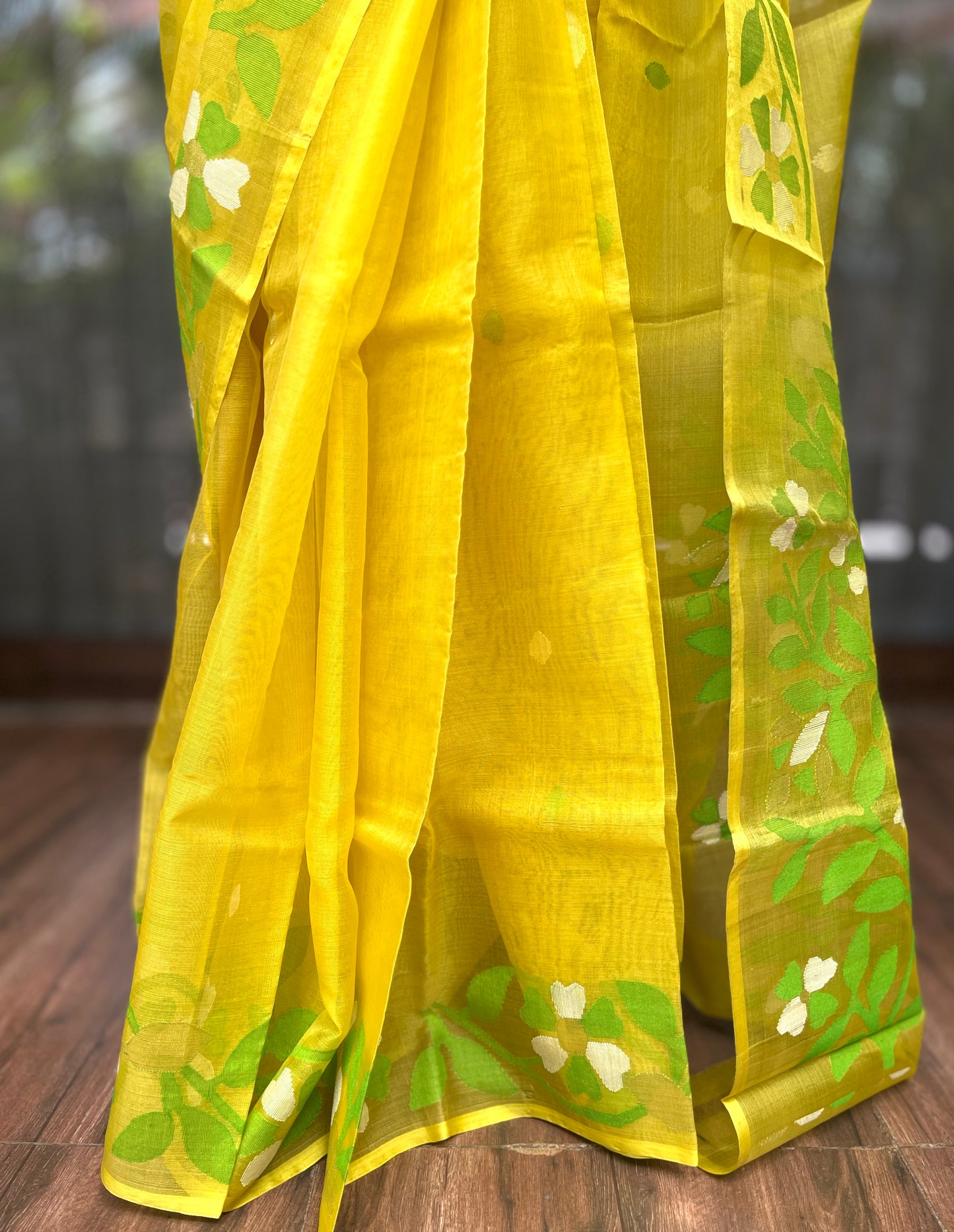 Muslin Silk Saree | Sunflower