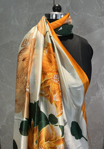 Flower Power | Silk Scarf