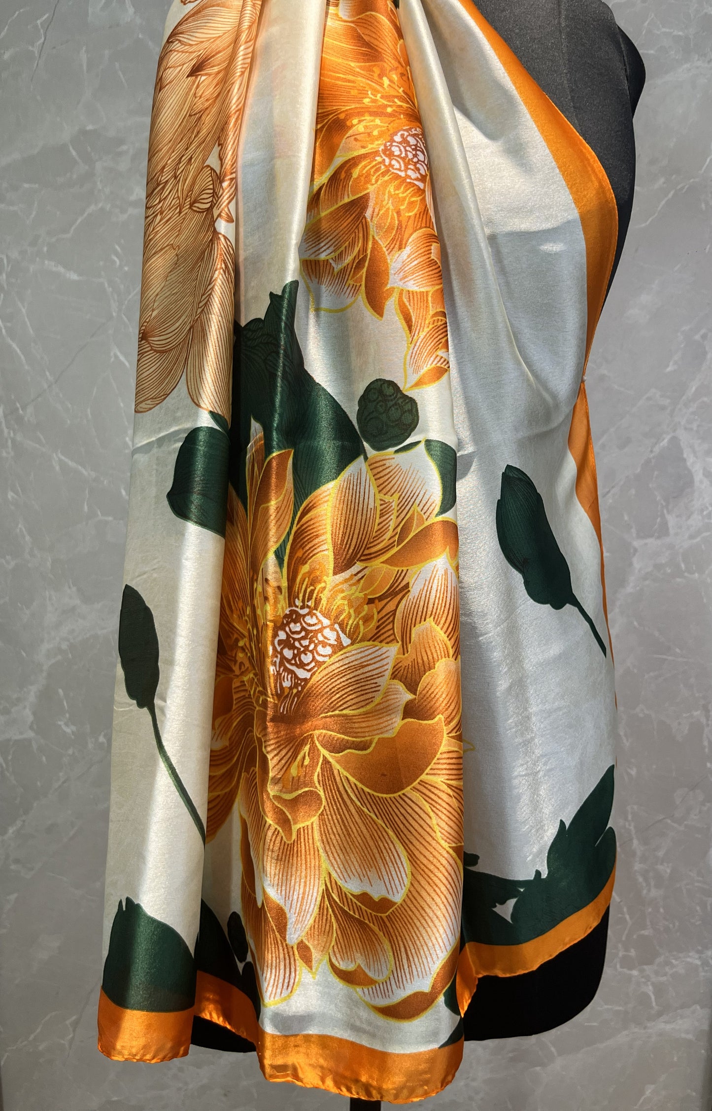 Flower Power | Silk Scarf