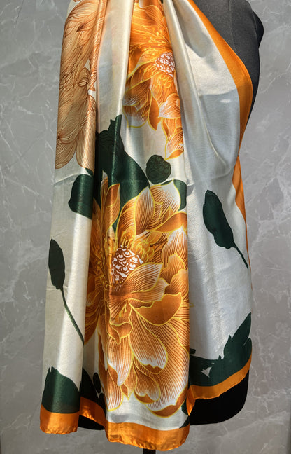 Flower Power | Silk Scarf