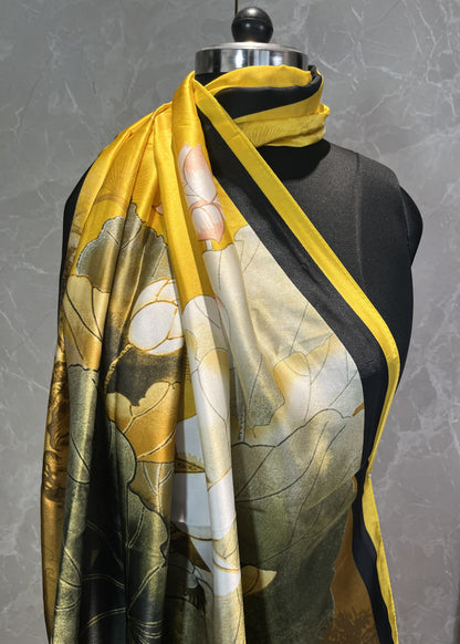 Lotus Leaves | Silk Scarf