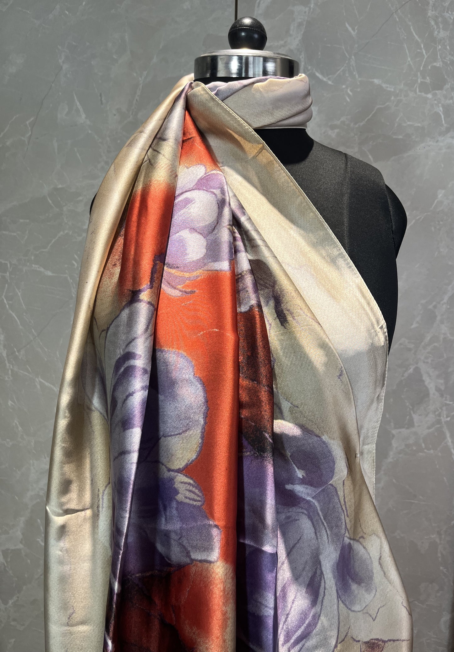 Beige Blood | Silk Scarf