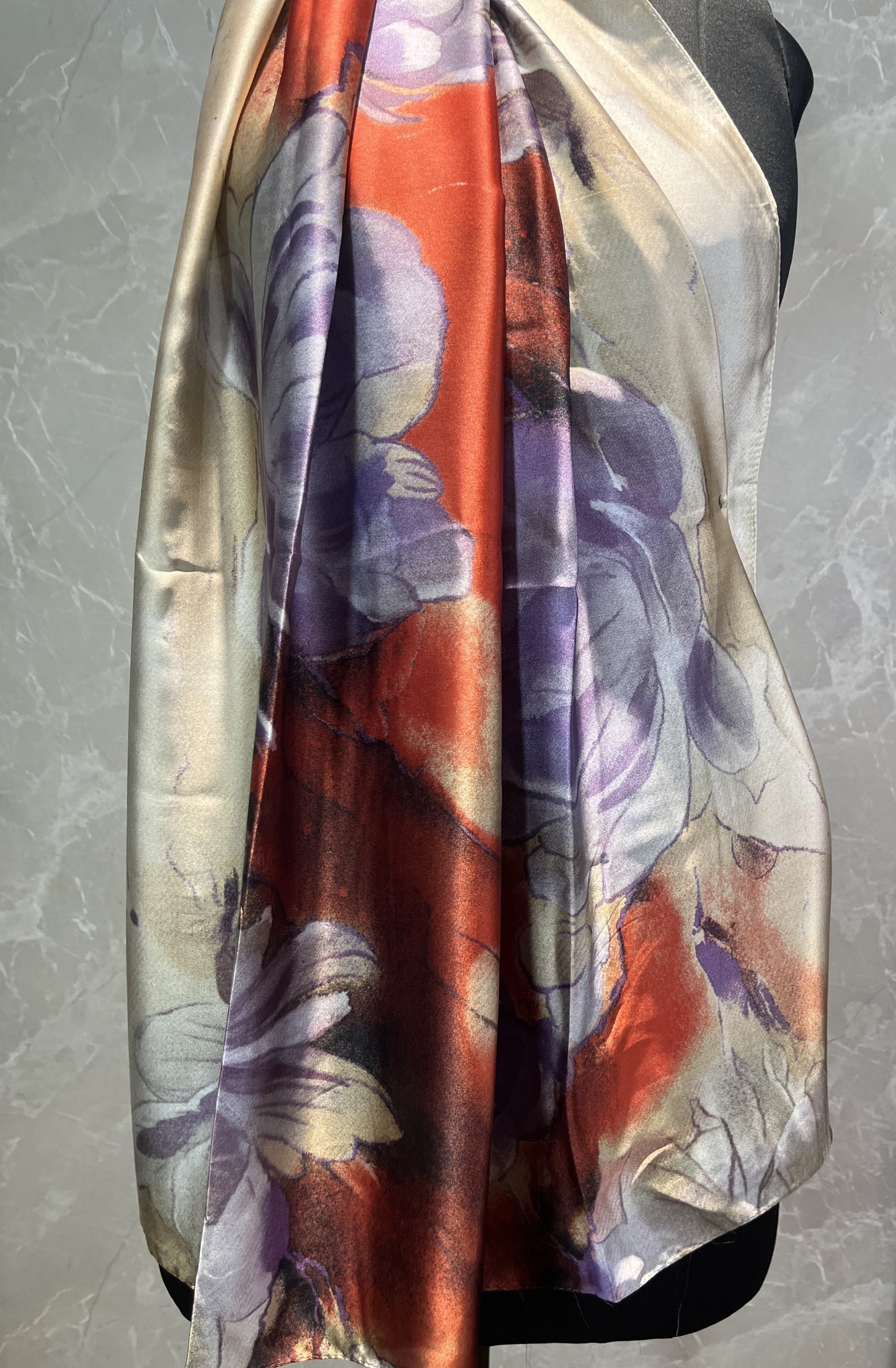 Beige Blood | Silk Scarf