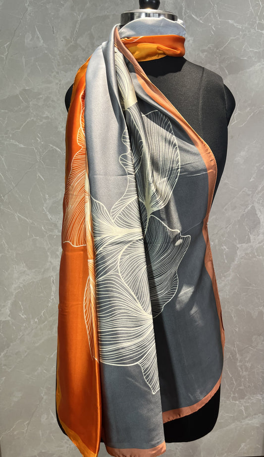 Fire N Ash | Silk Scarf