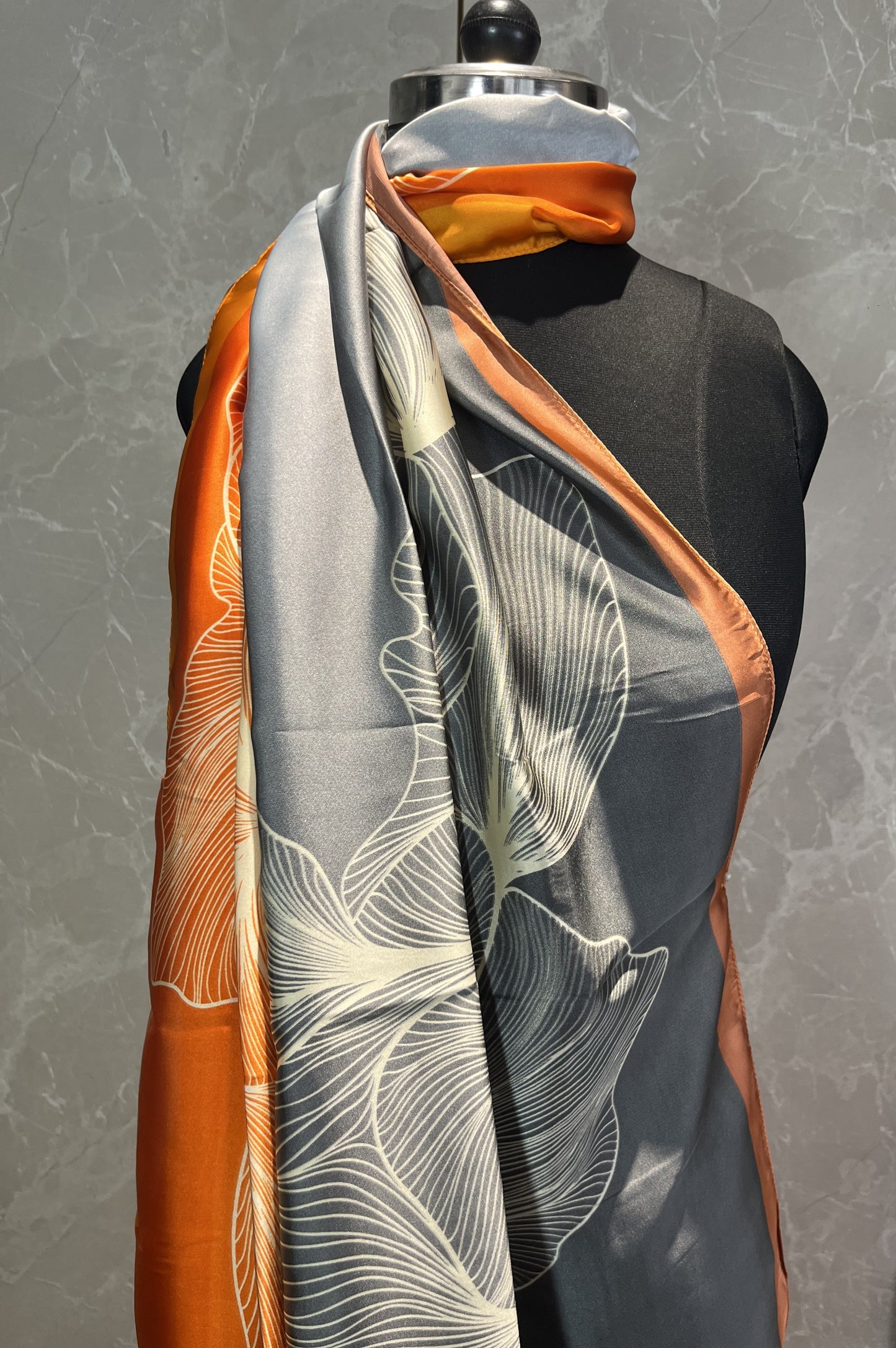 Fire N Ash | Silk Scarf