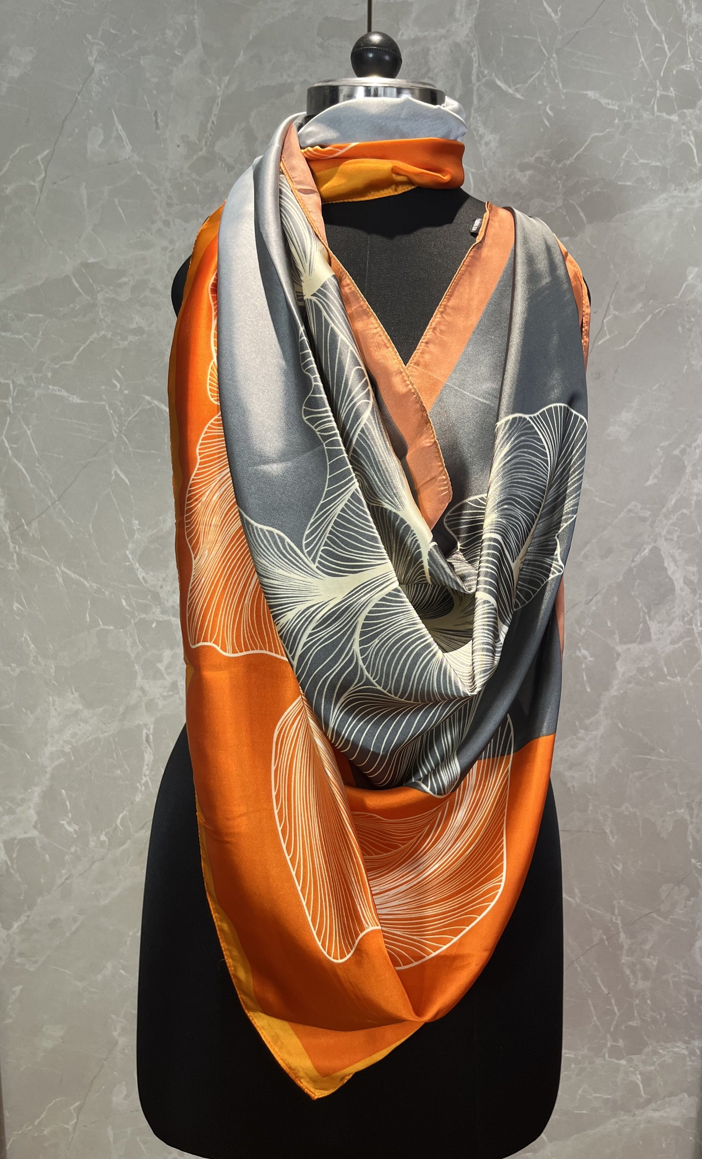 Fire N Ash | Silk Scarf