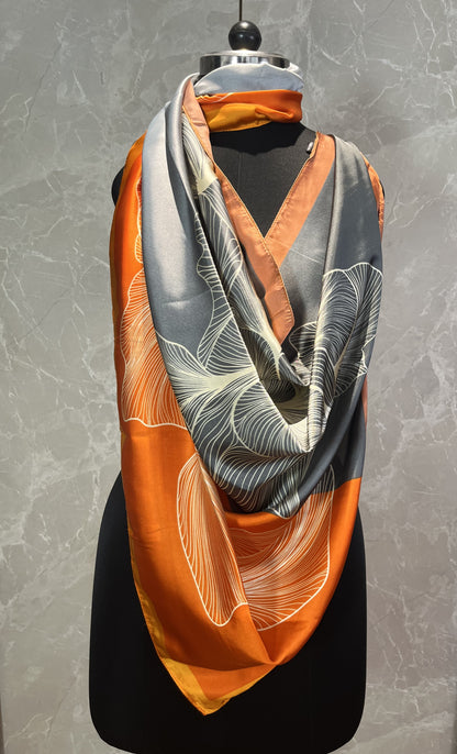 Fire N Ash | Silk Scarf
