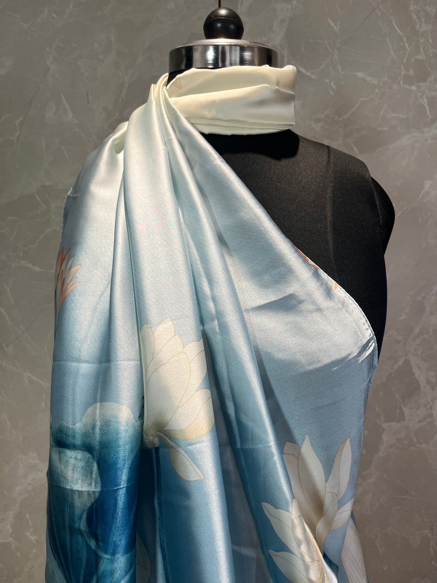 Lotus Pond | Silk Scarf