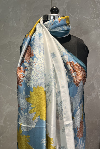Flower Rain | Silk Scarf