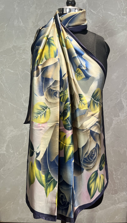 Rosy Beige | Silk Scarf