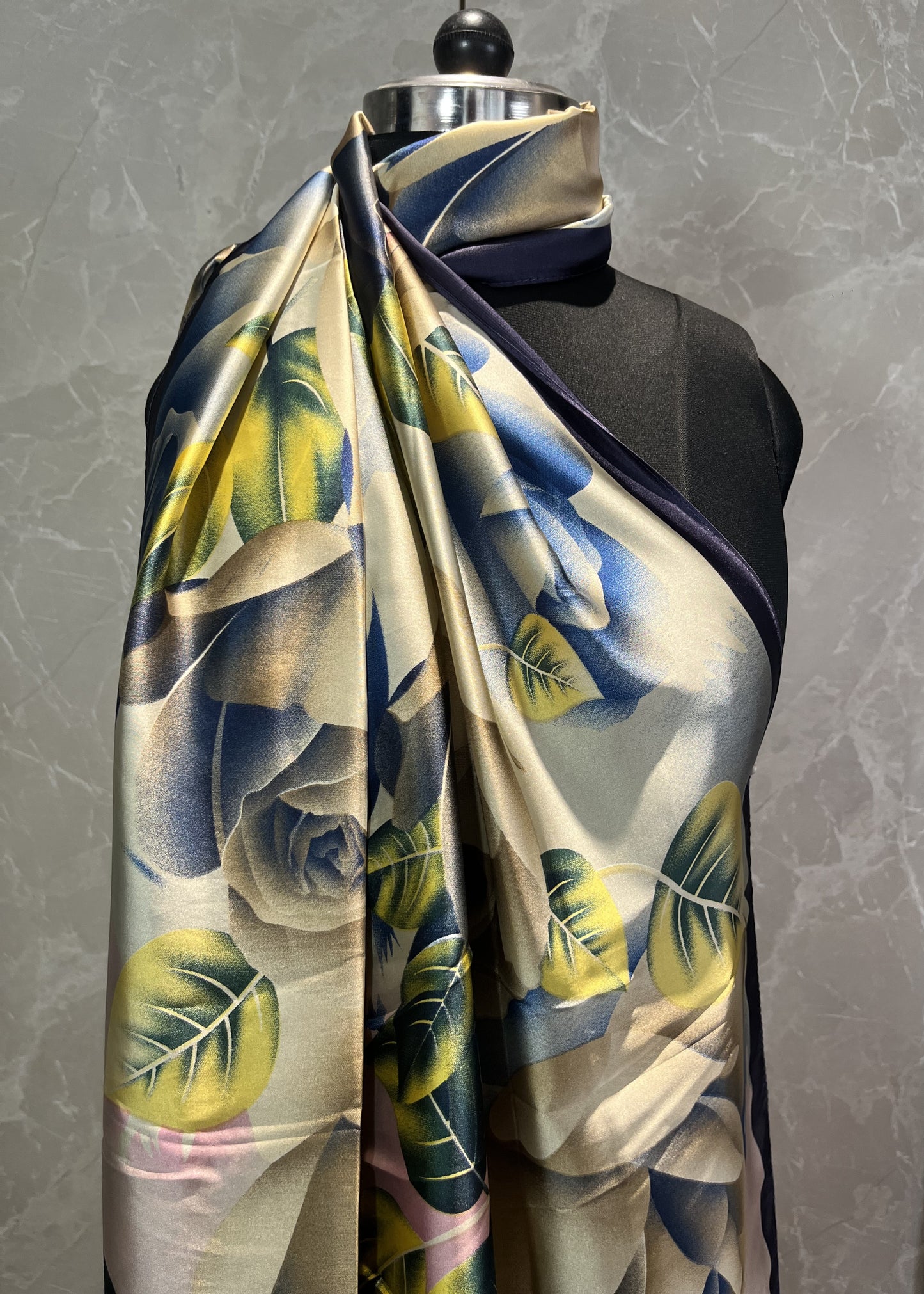 Rosy Beige | Silk Scarf