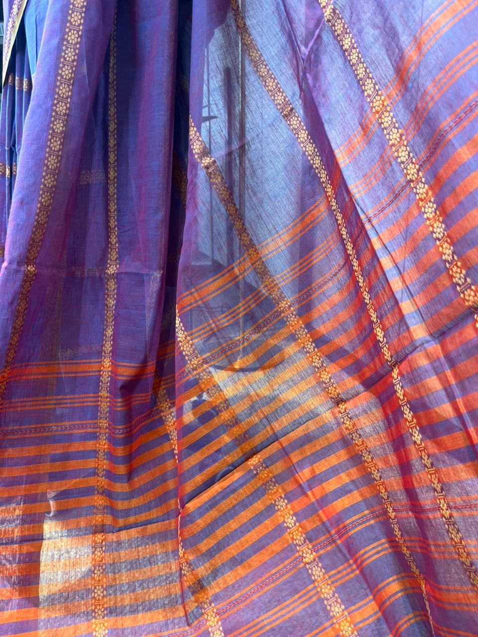 Dual Toned | Handloom Cotton Saree