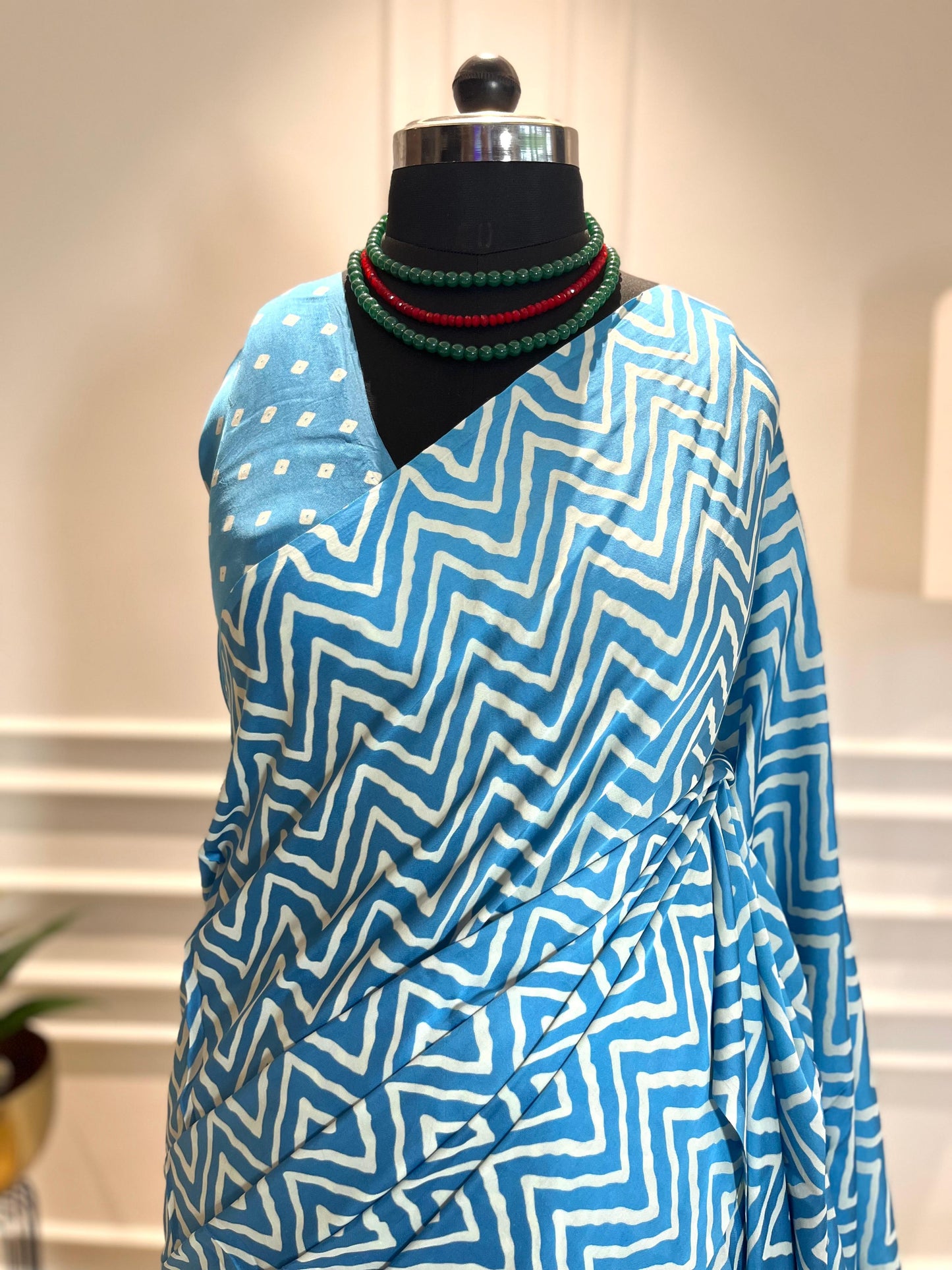 Aasmani Leher | Modal Silk Saree
