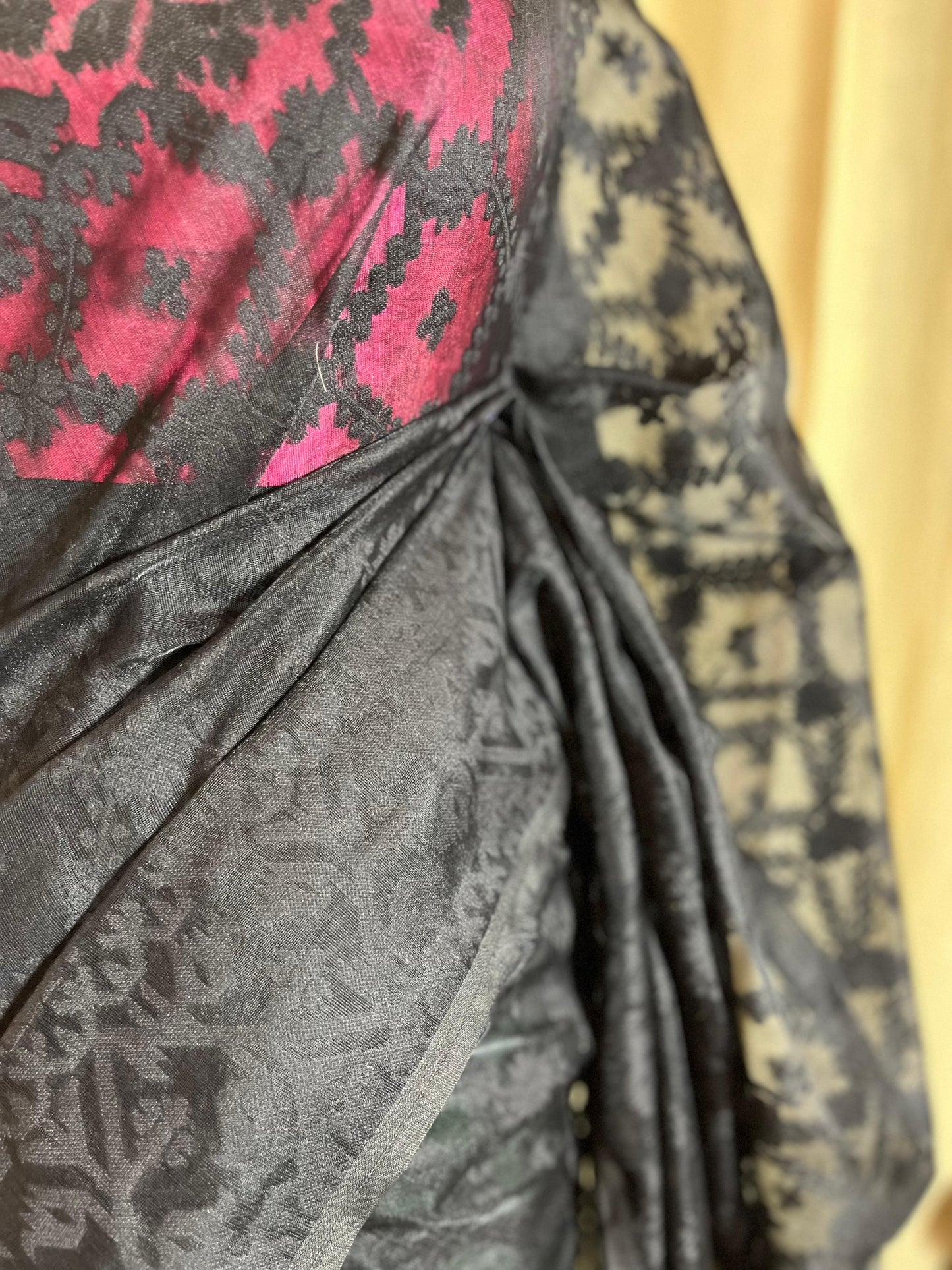 Black Monocrome | Jamdani Saree