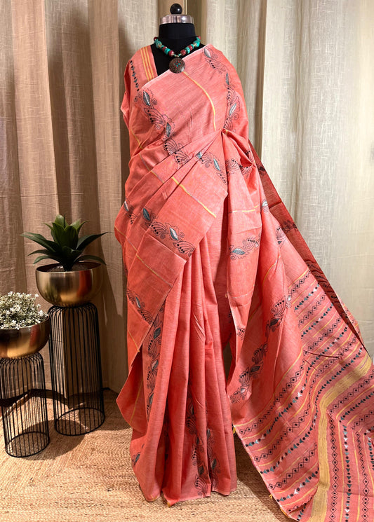 Aboli | Kantha Stitch Saree