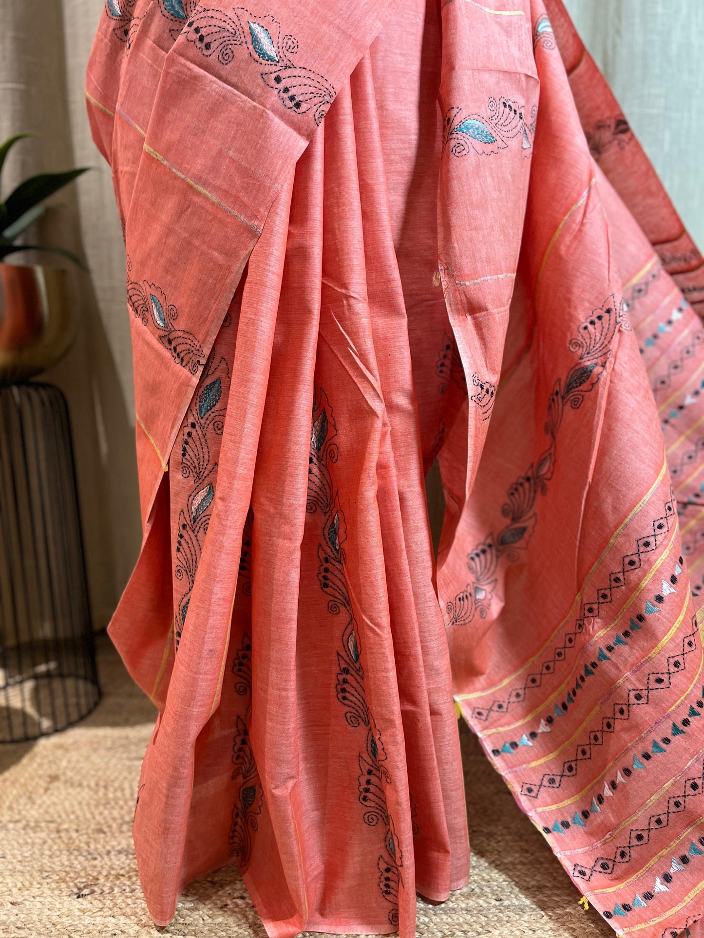 Aboli | Kantha Stitch Saree