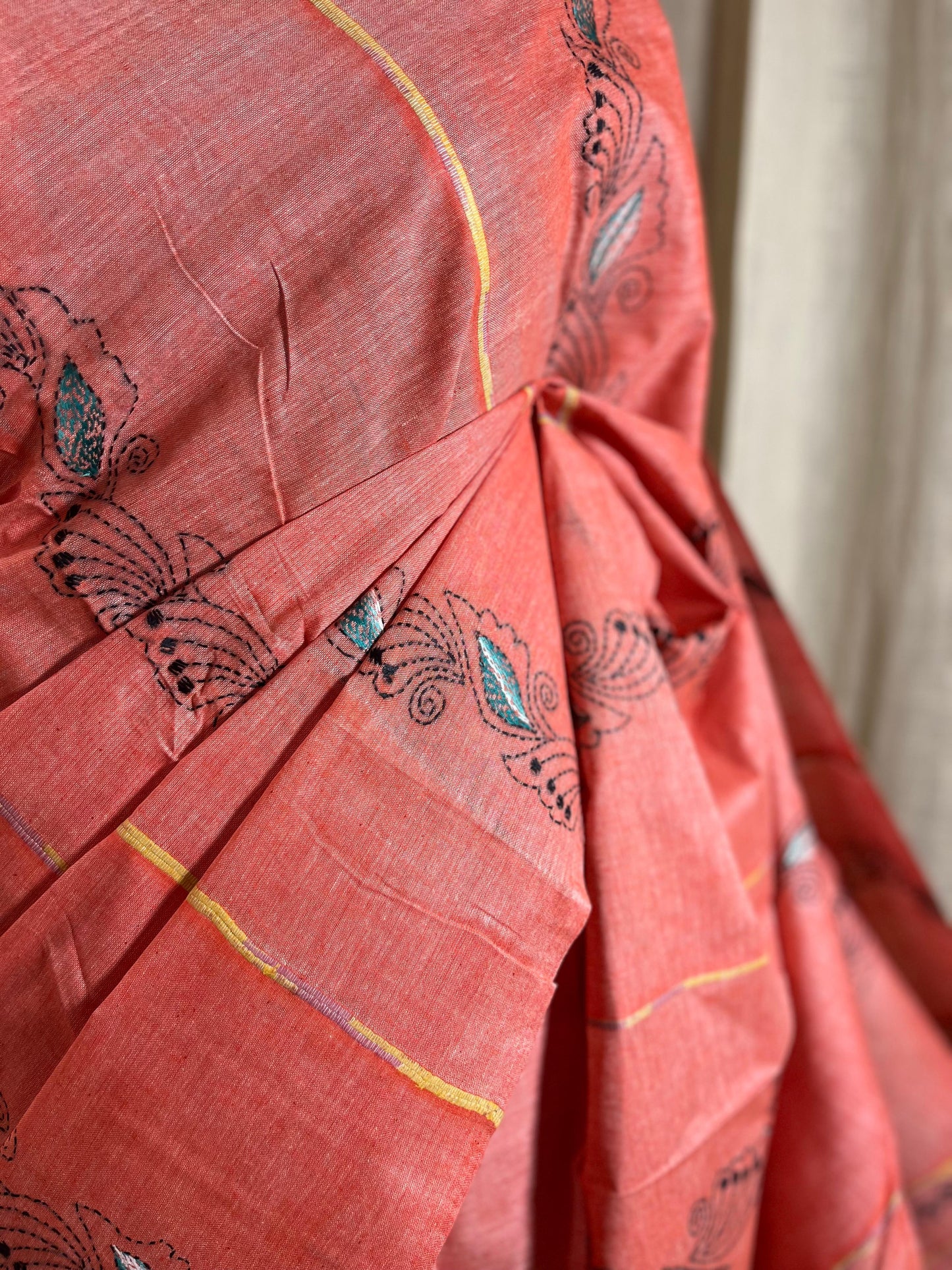 Aboli | Kantha Stitch Saree