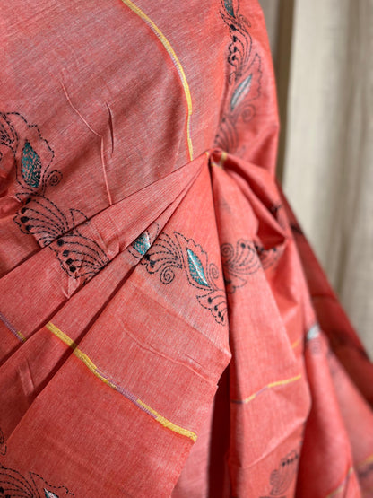 Aboli | Kantha Stitch Saree