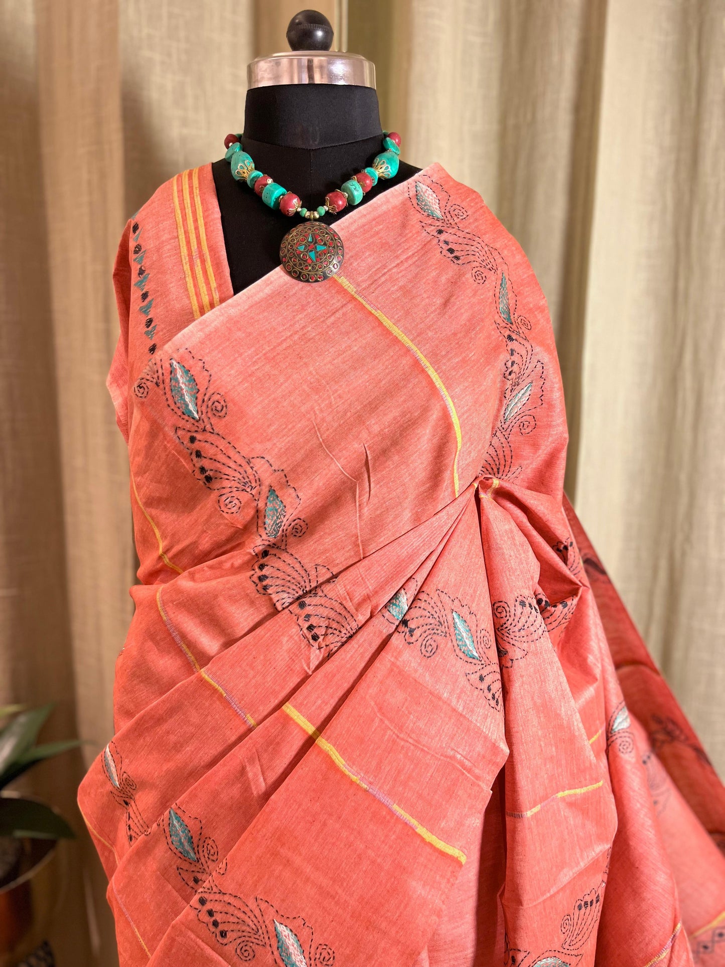 Aboli | Kantha Stitch Saree