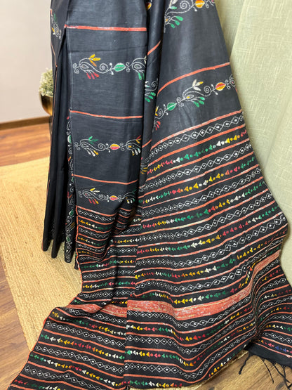 Nazarbattu | Kantha Stitch Saree