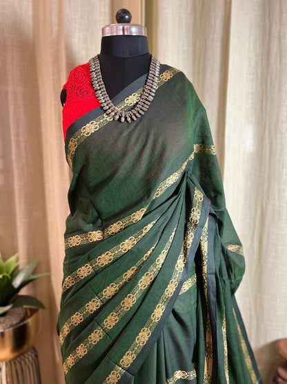 Floralish | Cotton Saree