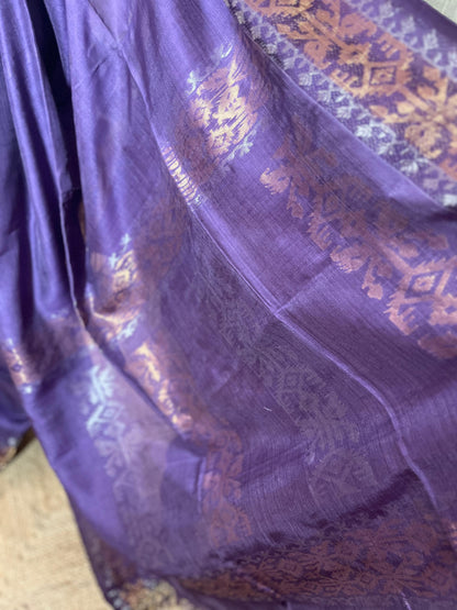 Lilac Dreams | Tussar Silk Saree