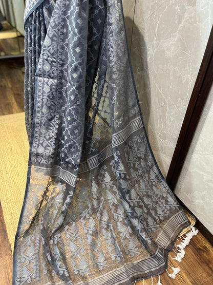 Smoky | Jamdani Saree