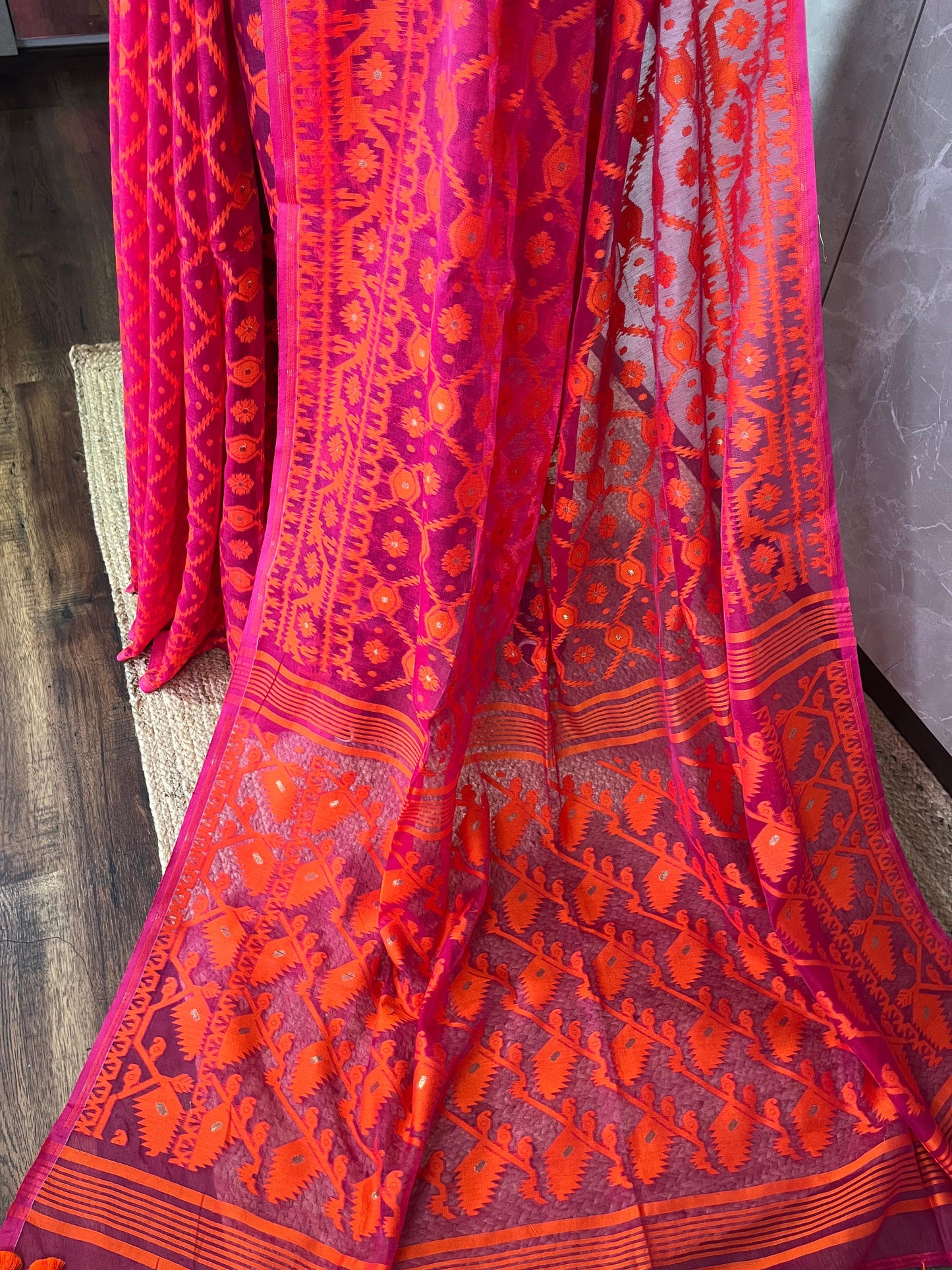 Rani Genda | Jamdani Saree