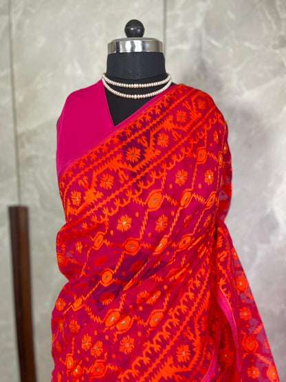 Rani Genda | Jamdani Saree
