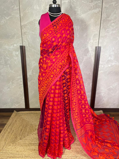 Rani Genda | Jamdani Saree