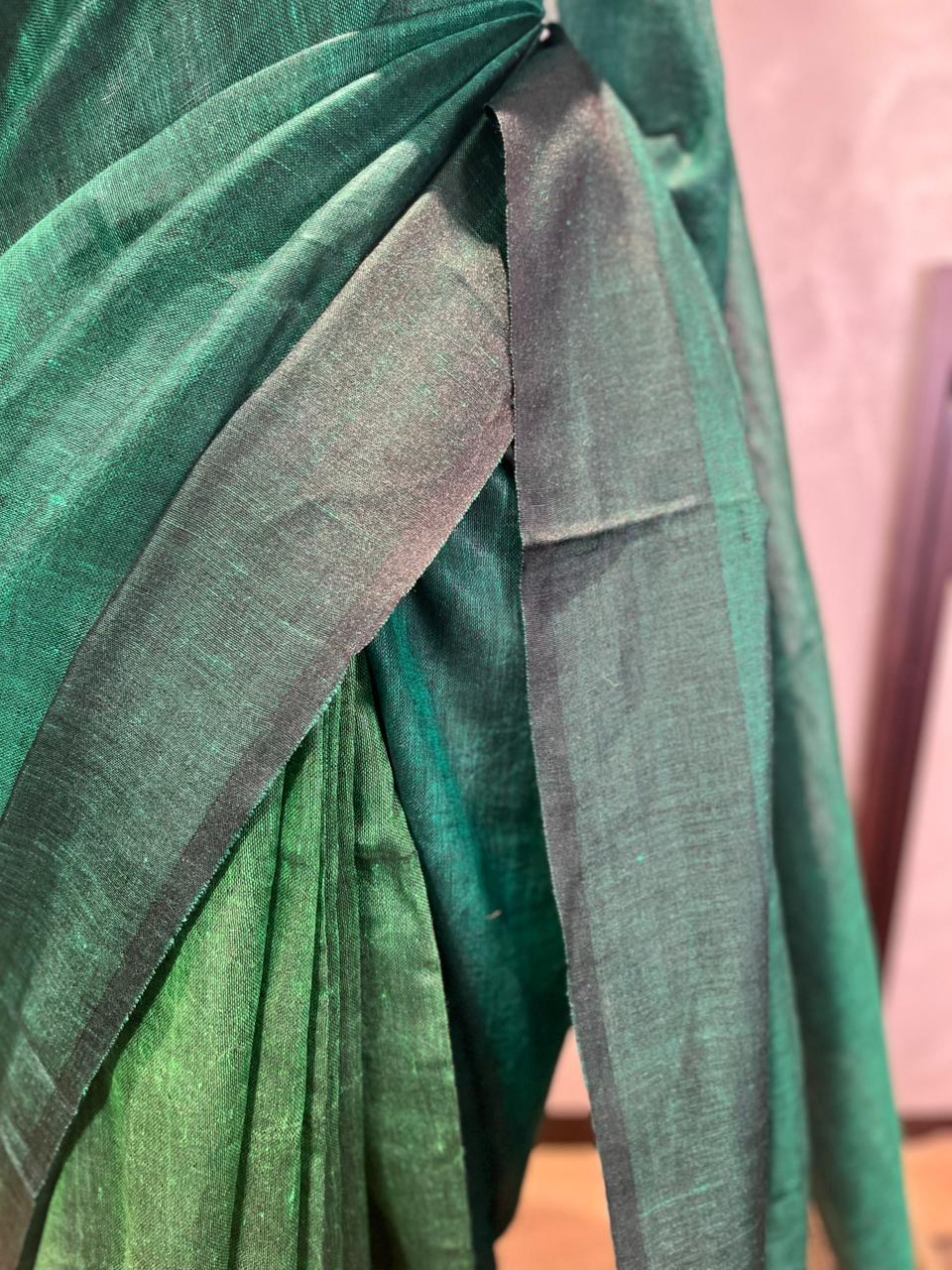 Moss & Fern | Pure Linen Saree
